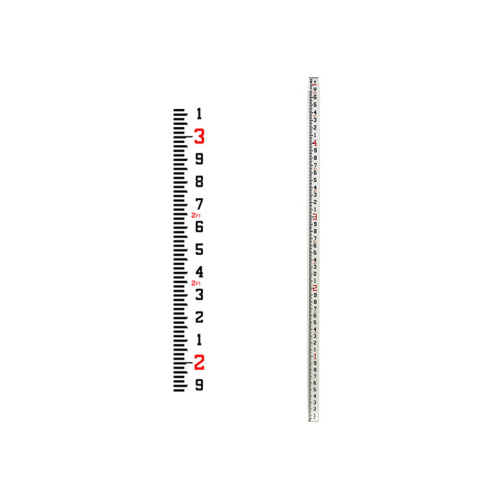 TOPCON/SOKKIA 13 FT FIBERGLASS GRADE ROD, TENTHS