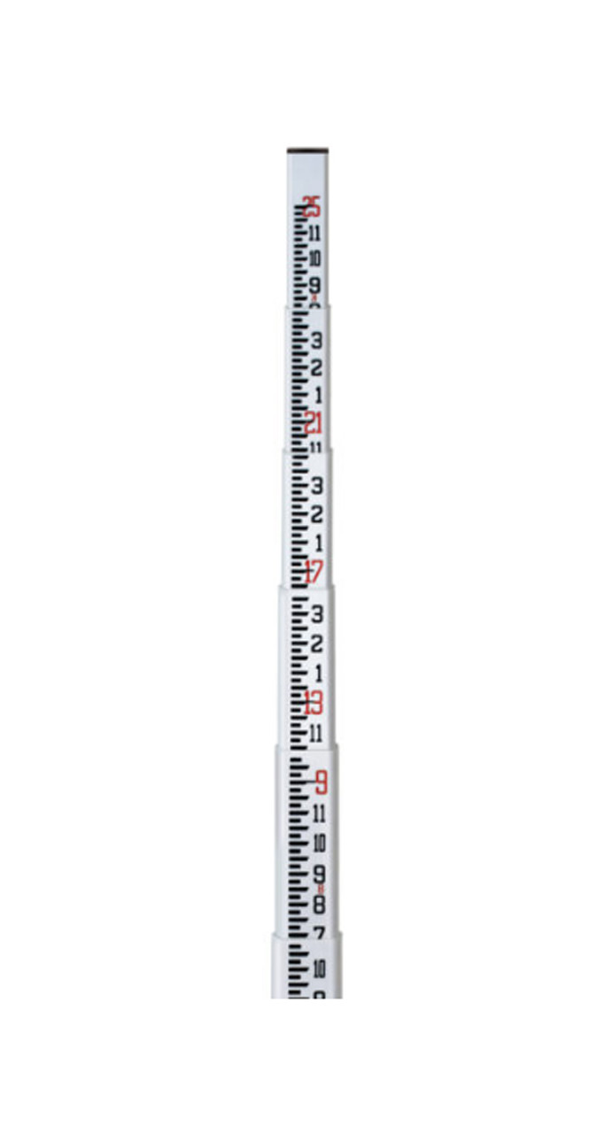 SitePro 11-SCR25-C 25-ft Fiberglass Leveling Rod (CR-type), Inches