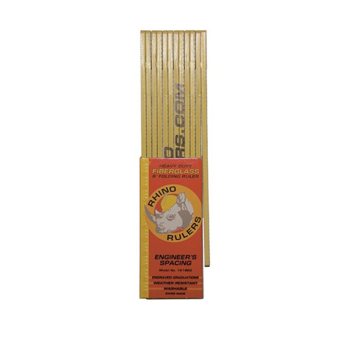 Seco 4770-00 Folding Rhino Ruler - Tenths/Inches