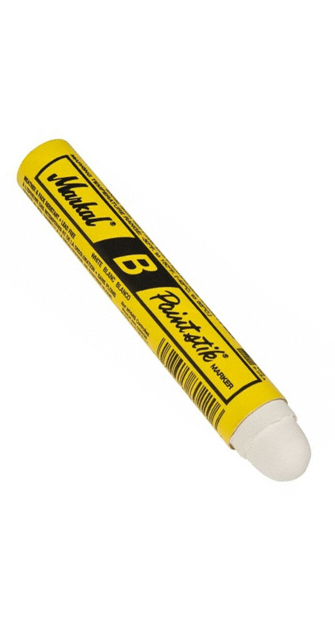 Markal B Paintstik Markers White (12 per box) 080220