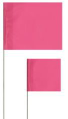 Presco Solid Color Marking Flags - Wire Pin Stake (100 per bundle)