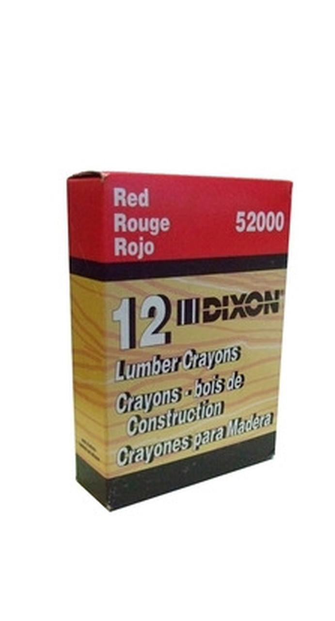 Dixon Lumber Crayon Red