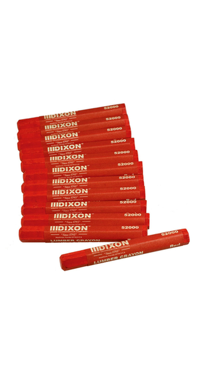 Dixon Lumber Crayon Red